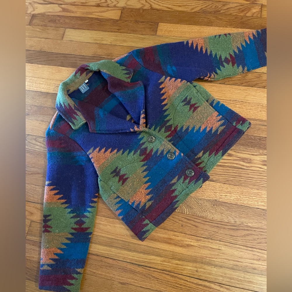 Colorful Patterned Women's Jacket